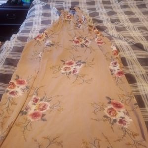 Maxi beige Summer dress